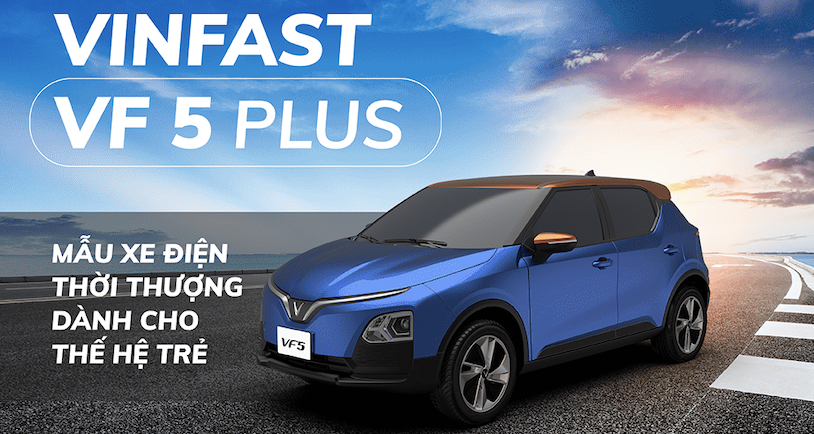 VinFast VF 5 Plus - mẫu xe điện thời thượng dành cho thế hệ trẻ